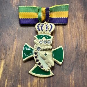 Rex Mardi Gras lady's Ducal 2021 Pin New Orleans Krewe Favor Adler No Box